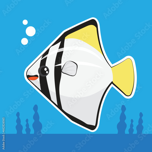 illustration of a fish- moofish