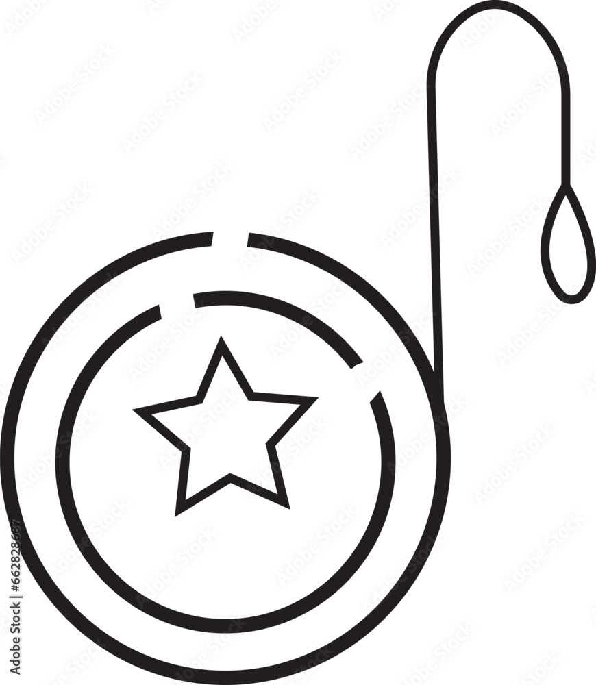 Yo-yo or yoyo toy on string flat vector icon for apps and websites, Realistic baby toy symbol, fun play childhood concept. Yo-yo or yoyo toy on string flat vector icon for apps and websites, Realistic baby toy symbol, fun play childhood concept.