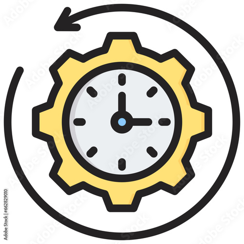 Obsolescence Outline Color Icon