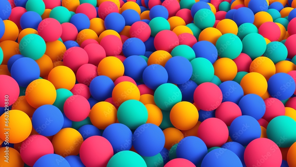A Large Group Of Colorful Balls A Large Group Of Colorful Balls