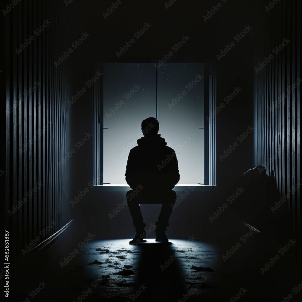 Silhouettes of Solitude: Art Depicting Emotions of Depression and Loneliness Silhouettes of Solitude: Art Depicting Emotions of Depression and Loneliness