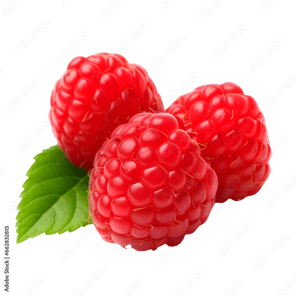 raspberries isolated raspberries isolated