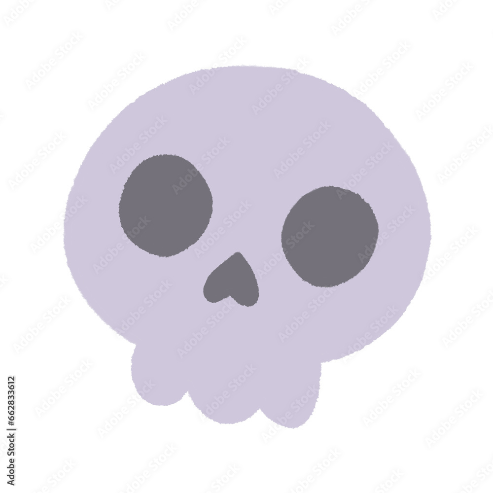 Cute Halloween Skull Doodle Halloween element, signs and symbols decorative , Hand drawn in doodle style Cute Halloween Skull Doodle Halloween element, signs and symbols decorative , Hand drawn in doodle style