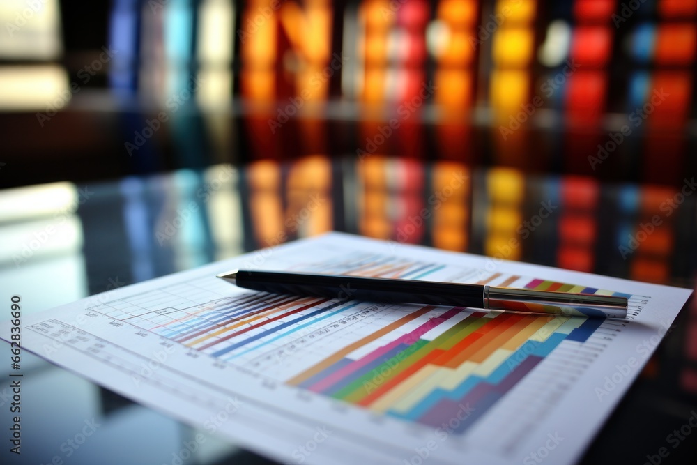 Presentation background financial indicators and financial statements. Generative AI. Presentation background financial indicators and financial statements. Generative AI.