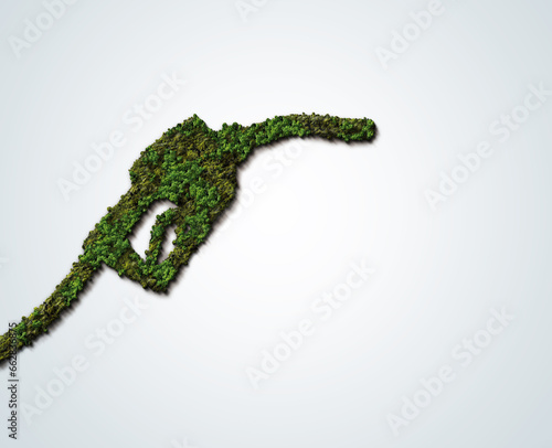 Foto Green Fuel handle pump nozzle with hose