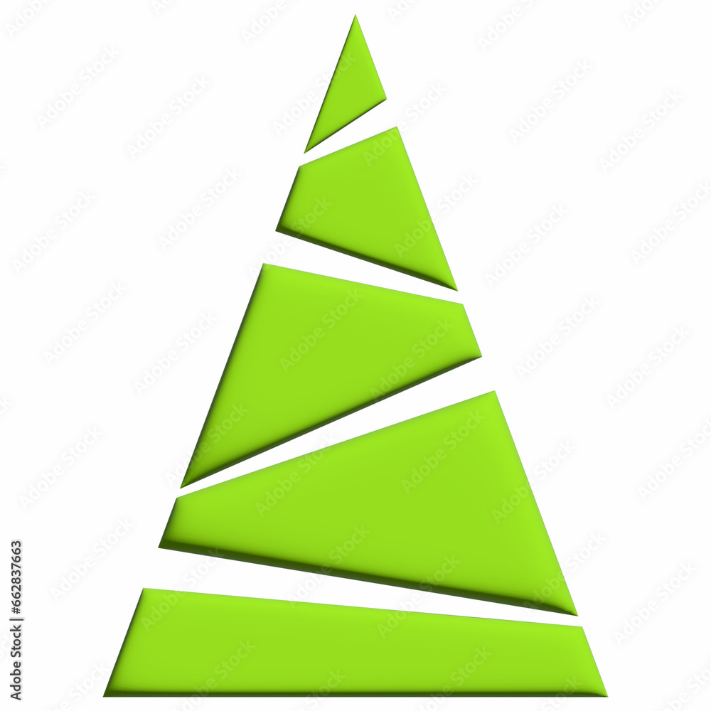 Christmas tree 3d decoration and design. Christmas tree 3d decoration and design.