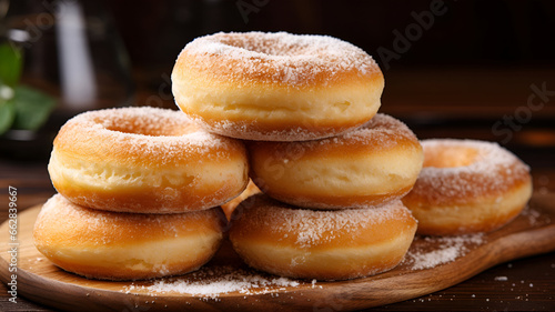 Homemade Plain Sugar Donuts