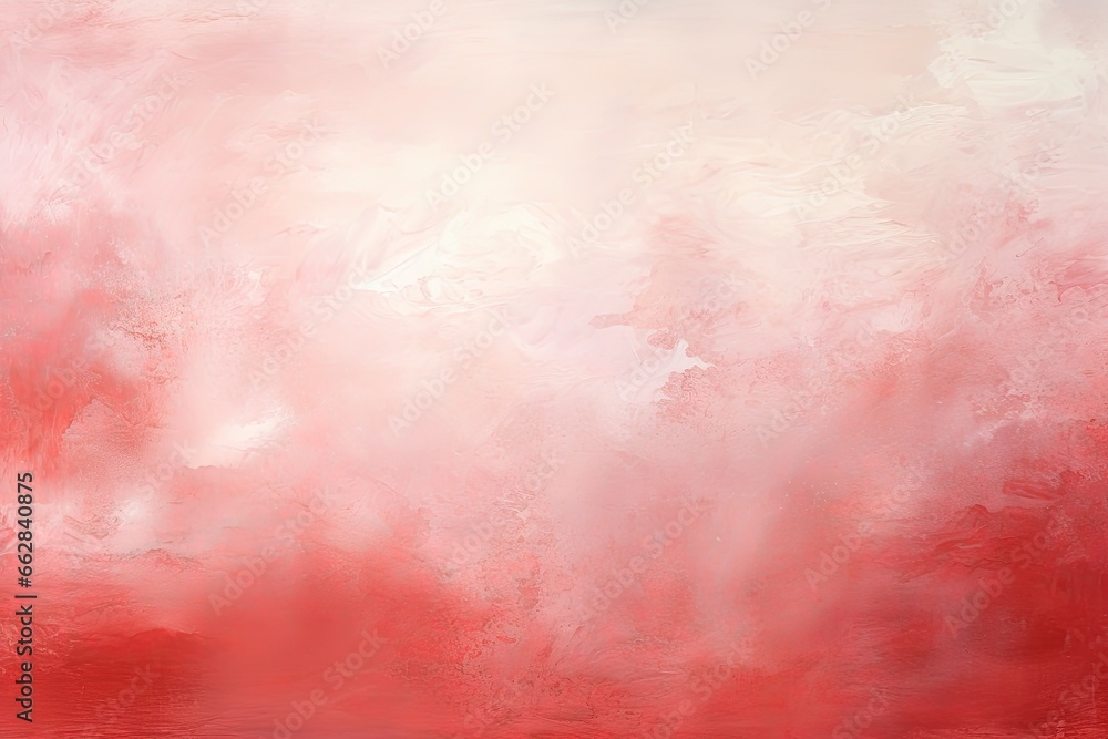 Fototapeta premium Romantic Sky: A Digital Painting in Shades of Pink and Red