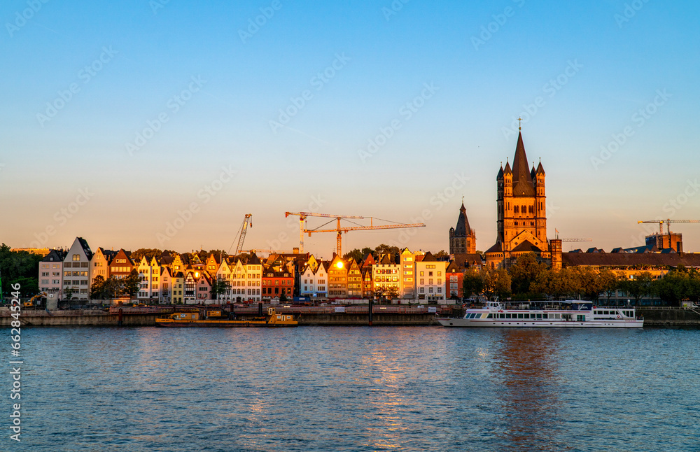 Morning View of Cologne Old City