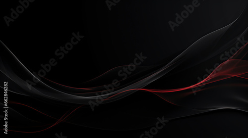  Black and red abstract background for wallpaper oder business card.Abstract background waves. For Webdesign