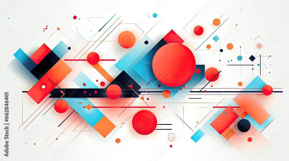 Obraz premium Abstract geometric modern design