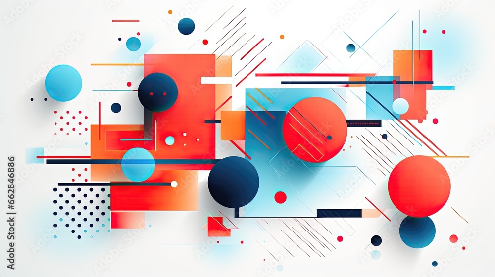 Abstract geometric modern design Abstract geometric modern design