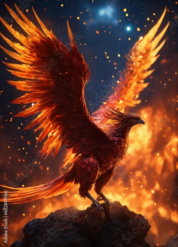 Phoenix emerging from fire with galaxy, elegant, luxury, clean, smooth, elegant, beautiful, highly detailed, sharp focus, studio photography, xf iq 4, 1 5 0 mp, 5 0 mm, iso 2 0 0, 1 / 1 6 0 s, realist