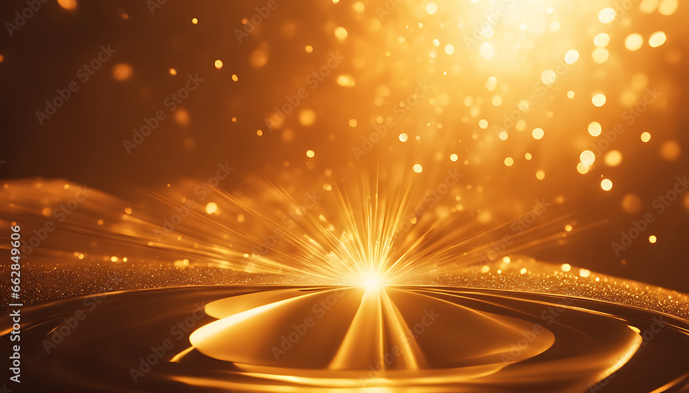 effect-of-golden-light-rays-with-geometric-forms-abstract-background