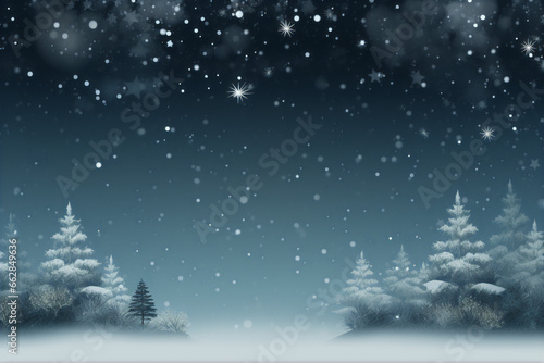 blue winter christmas background wallpaper gift card © hotstock