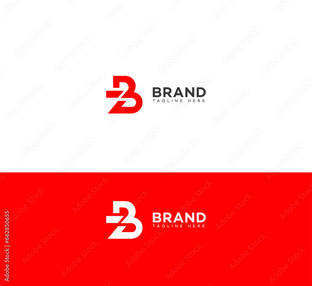 ZB, BZ letter logo ZB, BZ letter logo