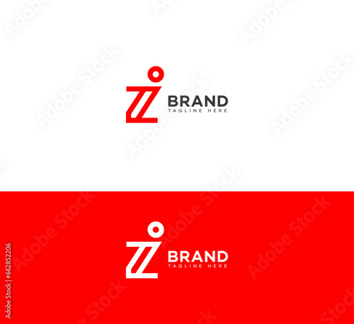 ZI, IZ letter logo