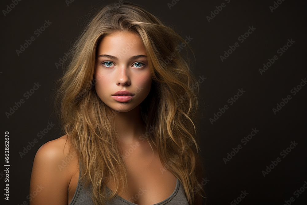 a professional photograph of an attractive 18 year old model, a professional photograph of an attractive 18 year old model,