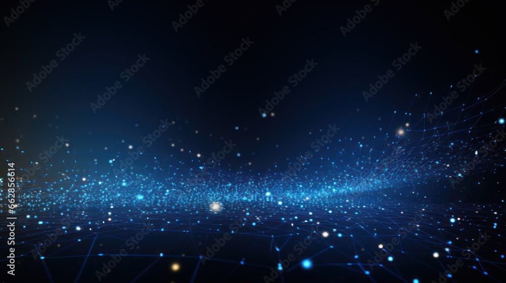 Particles in Modern IT Technology Background Wallpaper Particles in Modern IT Technology Background Wallpaper