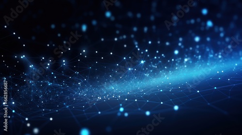 Particles in Modern IT Technology Background Wallpaper