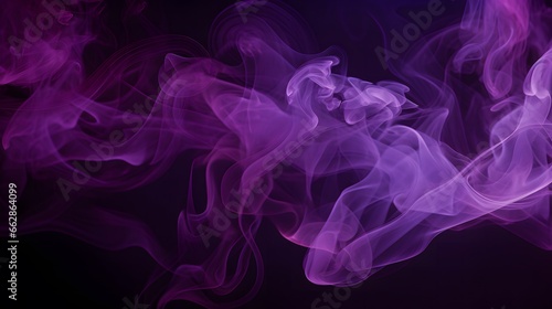 purple smoke on black background