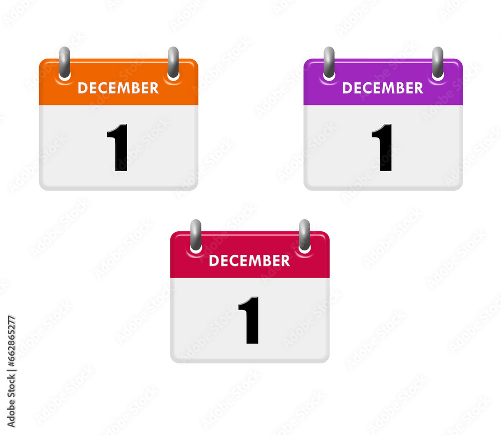 3D international calendar event colection 3D international calendar event colection