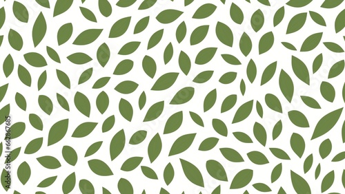 Wallpaper Mural A Seam Pattern With Leaves Torontodigital.ca