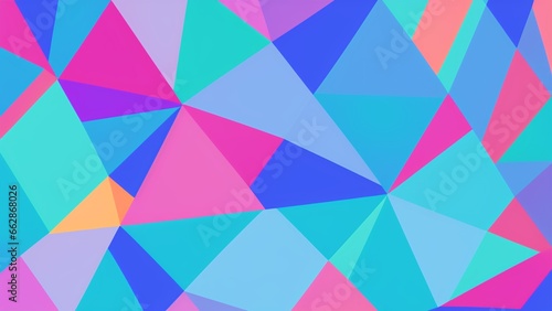 Colorful Triangles Background