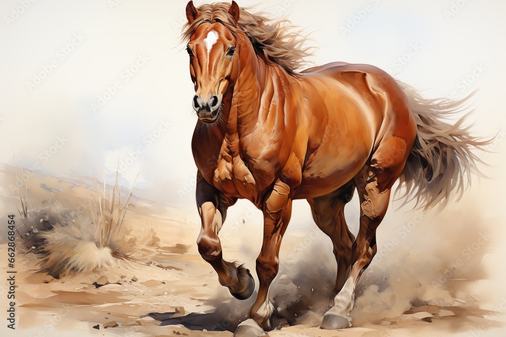 horse on the beach horse on the beach