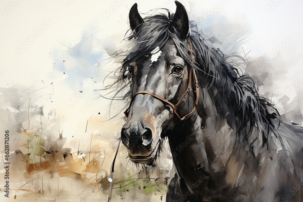 portrait of a horse