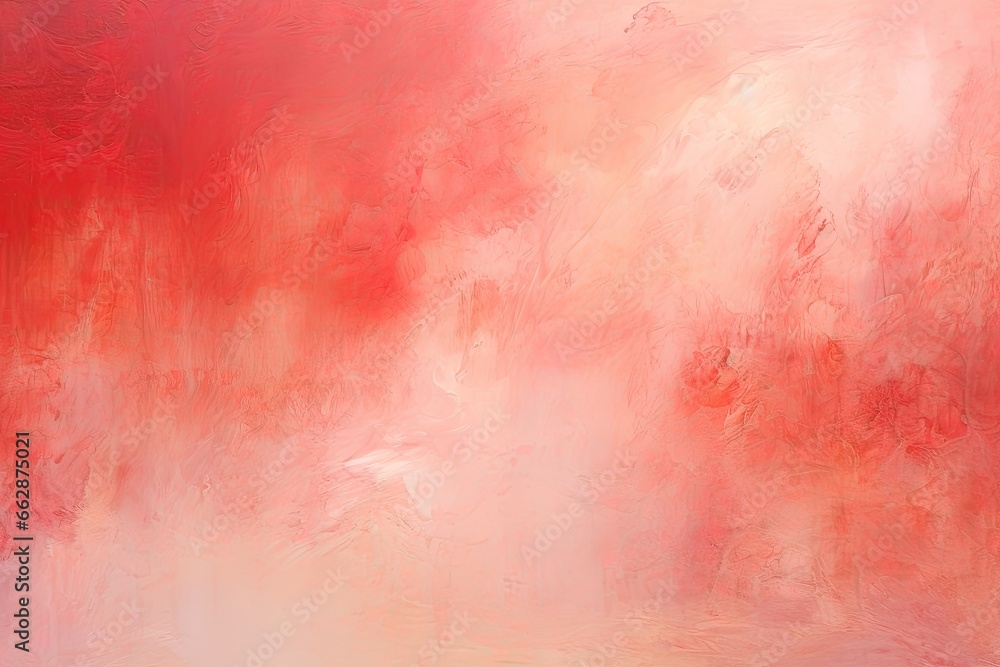 Abstract Painting with Red and Pink Gradient, Wallpaper Art