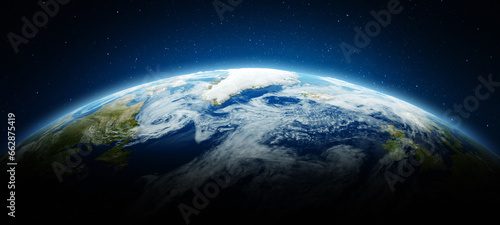 Fototapeta Naklejka Na Ścianę i Meble -  North Atlantic - planet Earth