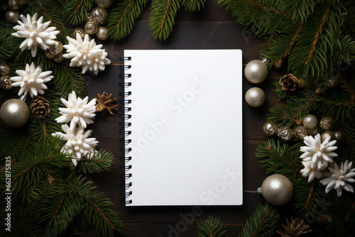 Christmas photos design for greeting cards Background or other printing work.AI generated