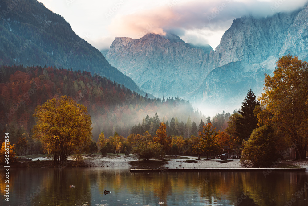 Obraz premium Jasna lake, Slovenia