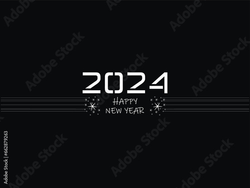 Happy New Year  New Year  New Year Celebration  2024  New Year Design  New Year art  Vector New Year  2024 Happy New Year  2024 New Year  2024 New Year Design  Happy New Year Vector Line Art