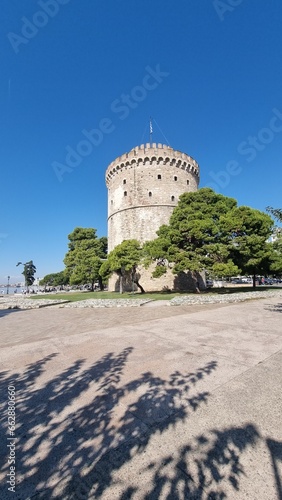 salonica white tower view europe greece