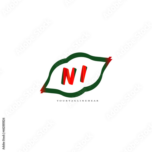 creative leap logo with gradient colour for your cosmetics business.
