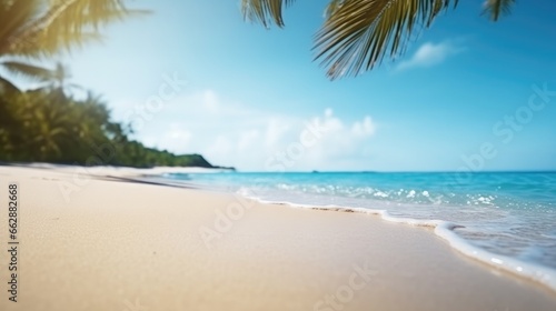 tropical beach background, Advertisement, Print media, Illustration, Banner, for website, copy space, for word, template, presentation © Space_Background