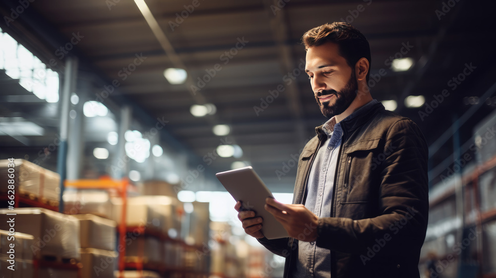 Fototapeta premium Storage Room Generative Ai