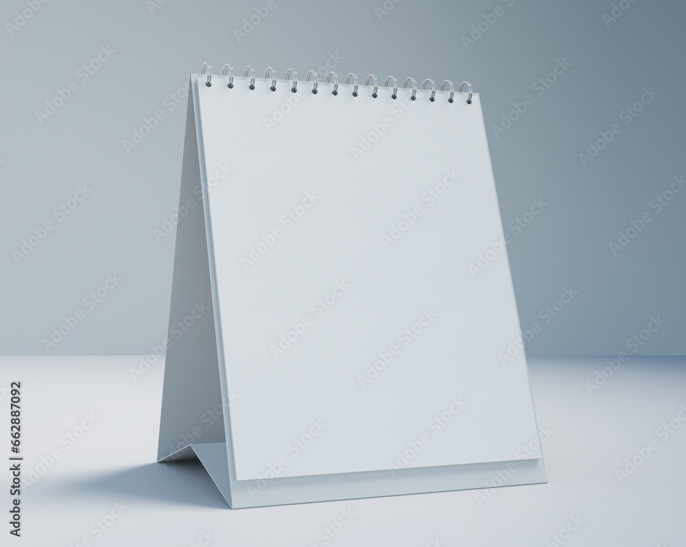 standing desk calendar with white paper suitable for calendar design presentation
standing desk calendar with white paper suitable for calendar design presentation