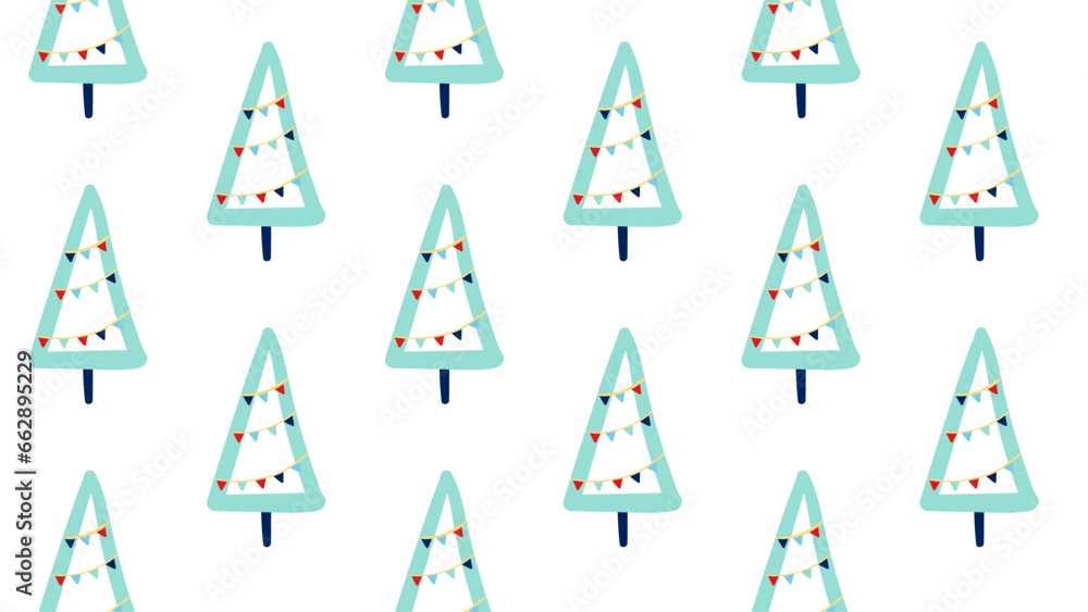 Seamless Christmas or New Year pattern, gift wrapping. Vector illustration Seamless Christmas or New Year pattern, gift wrapping. Vector illustration