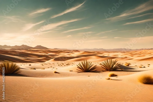 sunset in the desert country 4k HD quality photo. 