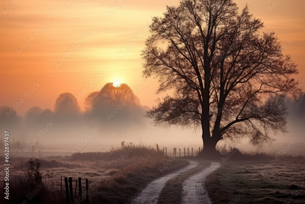 Misty Autumn Morning Misty Autumn Morning