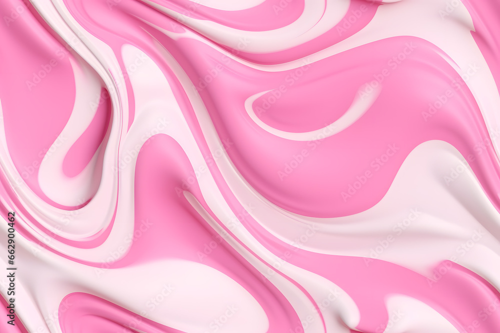 Obraz premium Pink colorful liquid seamless pattern