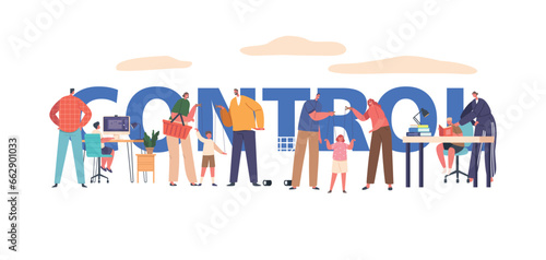 Parents Control Kids, Mother And Father Ensure Safety, Set Boundaries, And Teach Responsibility For Guiding Children