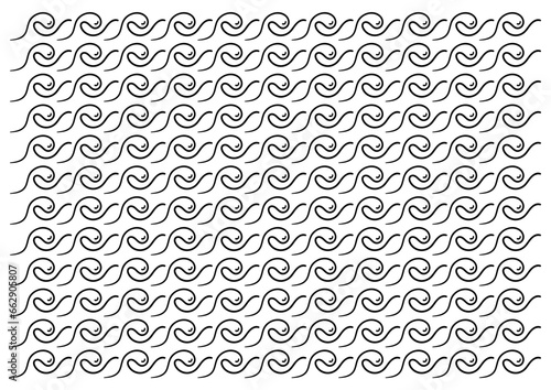 hand drawn wavy background. doodle wavy pattern. wavy water background