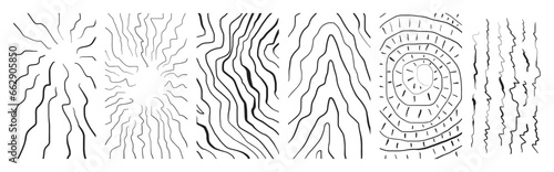 hand drawn wavy lines background set. scribble free lines background set. hand drawn linear backgrounds