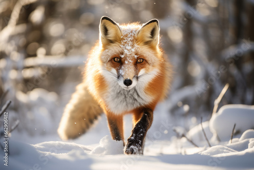 Winter Wildlife in Action © Bijac