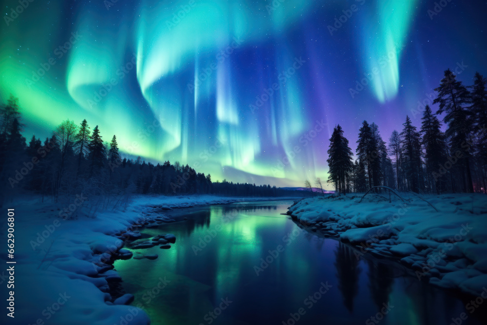Northern Lights Winter Dream