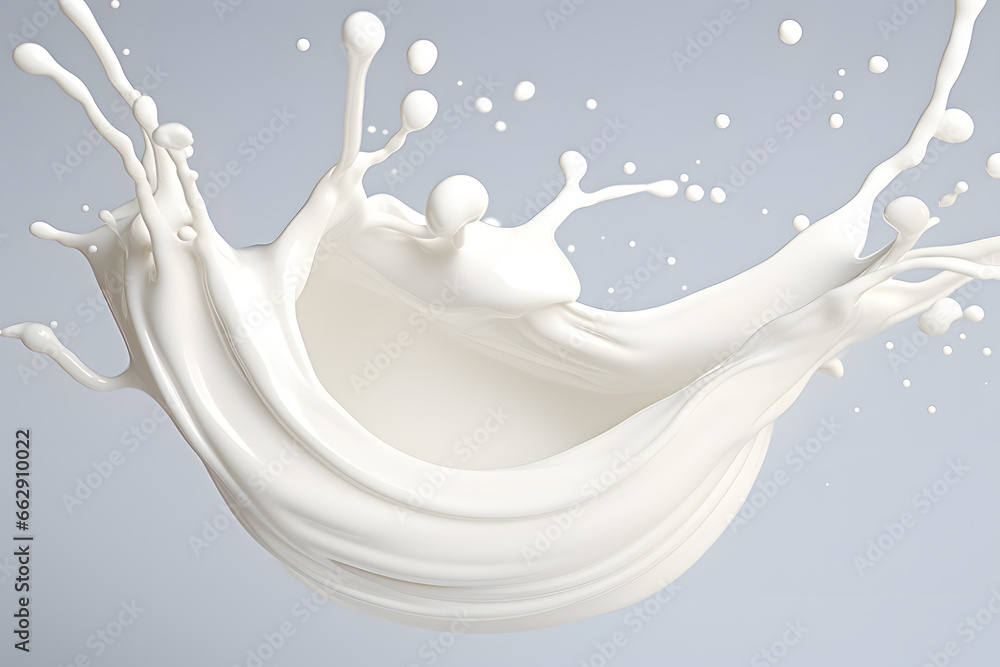 Whirlpool circle of white milk or cream liquid isolated on white background Whirlpool circle of white milk or cream liquid isolated on white background